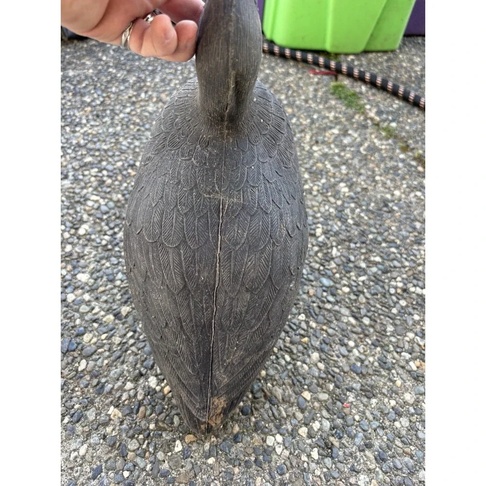 Vintage Flambeau Specialty Series Water‎ Keel Coot Duck Decoy Made In USA Decor